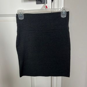 Charlotte Russe Small Gray Mini Skirt